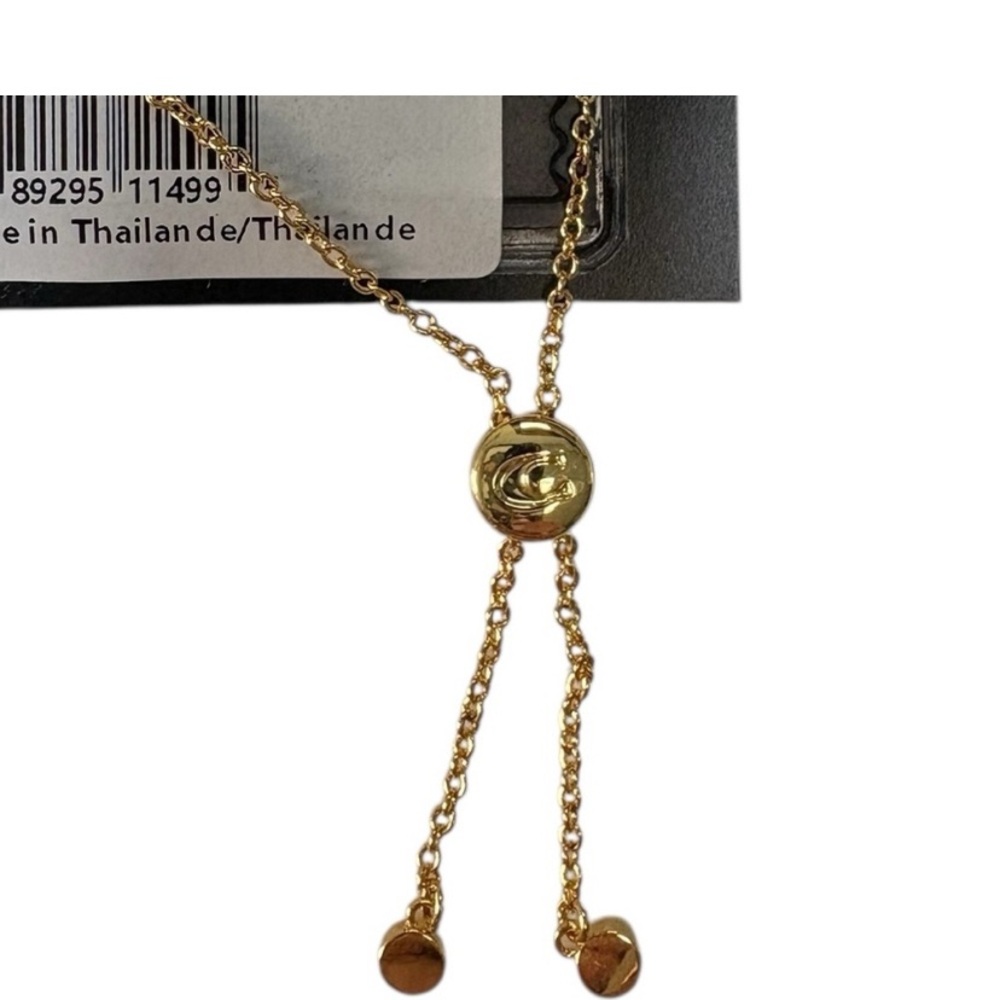 Coach Gold Bar Necklace - Picture 4 of 4